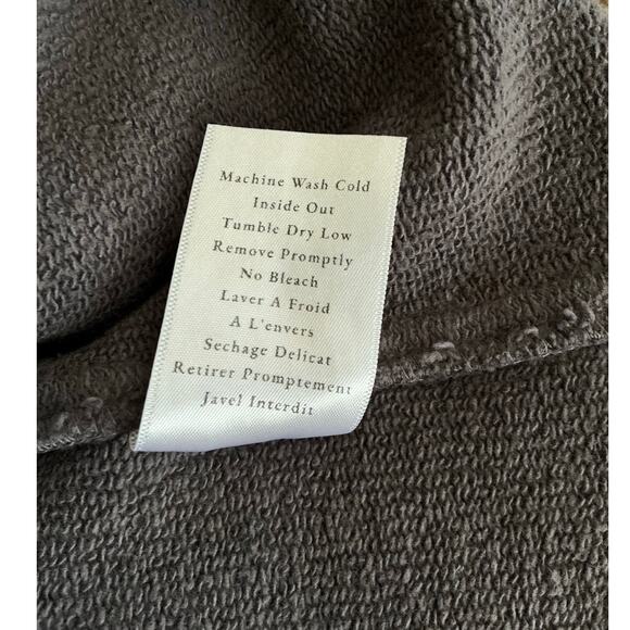 Frank & Eileen Belfast Trench Coat Triple Fleece In Elephant Size Medium Jacket - Picture 10 of 10